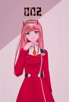 Zero two арты - 50 фото