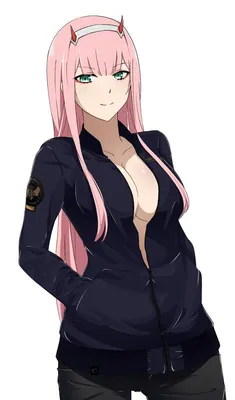 02 showing some cleavage | Darling in the Franxx | Know Your Meme