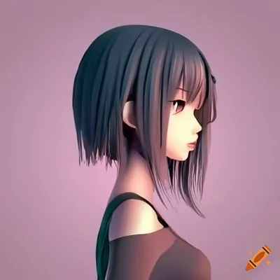 A 3D anime-style girl theme with rainbow colored image generative AI  22876973 Stock Photo at Vecteezy