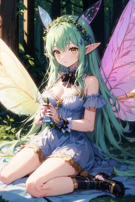 anime fairy elf girl в 2023 г