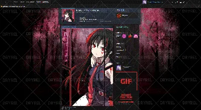 Steam Artwork Design - Anime Girl by Anastasiya-V on DeviantArt