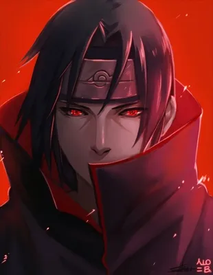 Itachi Uchiha Framed Poster Original Art Anime Naruto | NEW USA #2 | eBay