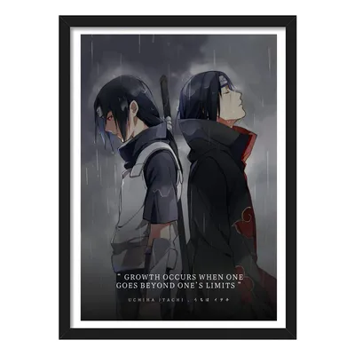 Naruto Shippuden Itachi Uchiha Anime Canvas Manga Poster Print Wall Art |  eBay