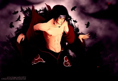 Itachi Uchiha Crows Naruto Desktop Wallpaper: Free Download