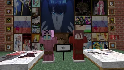 Anime in Minecraft! CustomSteve ModShowoff! 1.6.4 Minecraft - YouTube