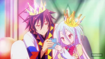 Обзор на аниме: \"Нет игры - нет жизни/No game no life\" - Часть 1-я. |  Анимешник | Дзен