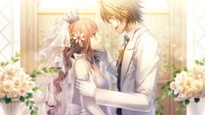 Online Jigsaw Puzzle «Wedding in the anime»