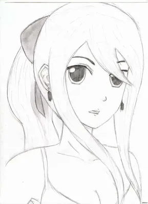 Рисунки аниме для срисовки | Anime art girl, Character art, Manga drawing