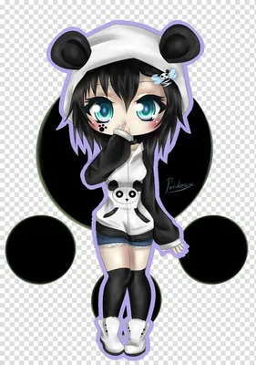 Anime Panda transparent background PNG cliparts free download | HiClipart