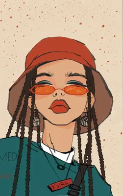 Cool girl | Рисунки девушки, Иллюстрации арт, Рисунки