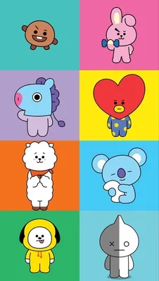 Pin by ⟭⟬ BANGTANTV⁷ ⟬⟭ on BT21 | Cute doodles, Bts drawings, Cute drawings