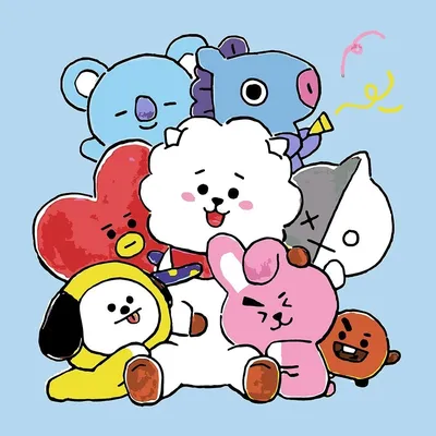 Рисуем Тату из BT21. Рисунки по клеточкам - YouTube