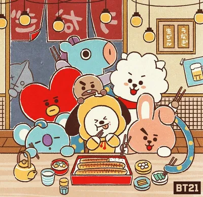 BT21 - Рисунок монитора, сезон 3 [Мой маленький приятель] – лучшие товары в  онлайн-магазине Джум Гик