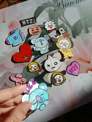 BT21が好きなもの􀀷 | Рисунки-каракули, Обои, Девичьи обои