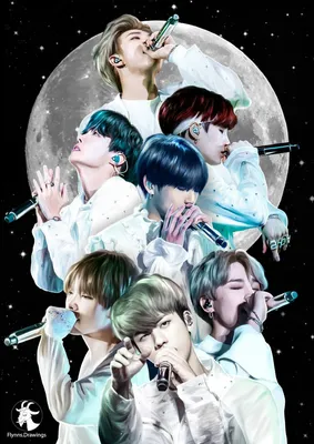 Pin by CHARINNE GUEDET on Draw,BTS,Anime | Bts drawings, Drawing challenge,  Kpop drawings