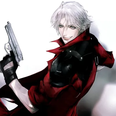 Dante fanart from the new DMC anime : r/DevilMayCry