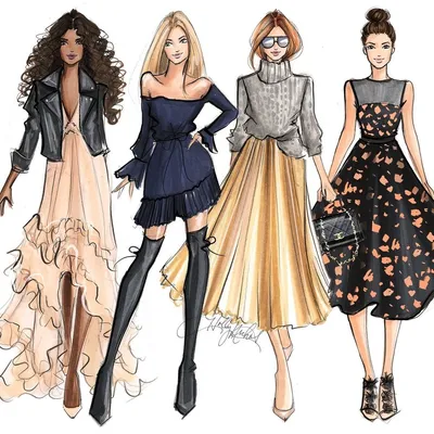 Fashion illustration | Эскизы одежды, Модный дизайн портфолио,  Фэшн-иллюстрации