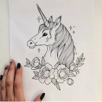 3 DIY ИДЕИ ДЛЯ ЛД 🦄 картинки для срисовки в скетчинге 🦄 КАК НАРИСОВАТЬ  ЕДИНОРОГА для начинающих - YouTube