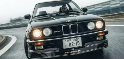 BMW E34 на фоне заката с крутого…» — создано в Шедевруме