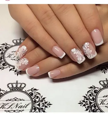 Pin by Ксения :) on Дизайн ногтей | Bride nails, Nail art wedding, Wedding  nails french