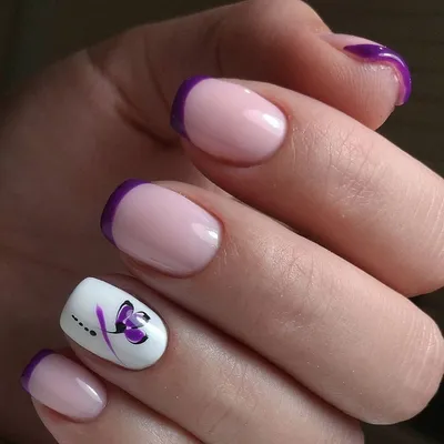 lelac.nails - Коррекция ногтей гелем Френч, рисунок гель... | Facebook