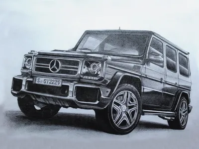 Mersedes-Benz Geländewagen AMG 6.3 - Работа из галереи 3D Моделей