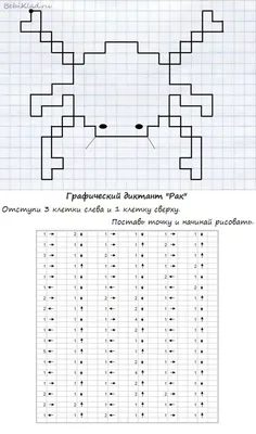 Графические диктанты для детей, рисунок по клеточкам | БебиКлад |  Визуальные сенсорные развлечения, Дошкольные уроки, Раскраски