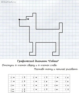 Графический диктант по клеточкам (145 фото): интересные легкие рисунки для  дошкольников и детей 1, 2, 3, 4 класса