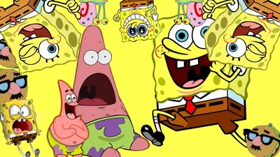 Самые дурацкие рожи Спанч Боба и его друзей / Funny faces SpongeBob and his  friends - YouTube