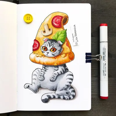 Пин от пользователя x̑̈ȇ̈n̑̈ȋ̈ȃ̈⊬ на доске copic | Легкие рисунки, Маркеры  copic, Идеи для рисунков