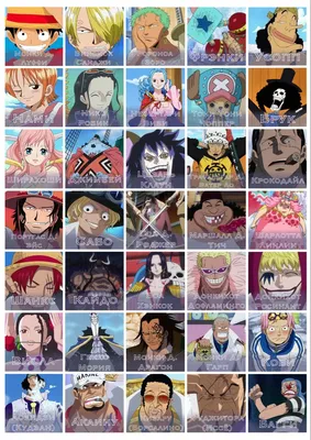 Карточки для игры \"Угадай кто\" One piece | Милые рисунки, Артбуки, Рисунки