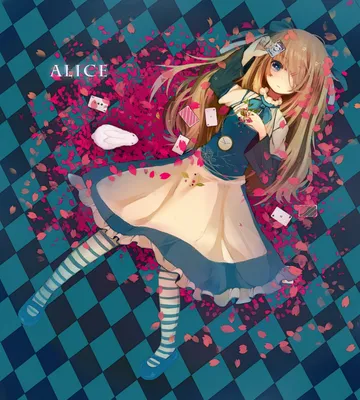 Обои на рабочий стол Алиса / Alice из сказки Алиса в стране чудес / Alice's  Adventures in Wonderland в стиле аниме, обои для рабочего стола, скачать  обои, обои бесплатно