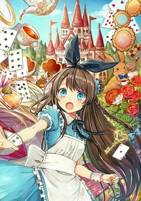 Аниме футболка Alice in Wonderland - купить недорого