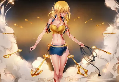 Lucy Heartfilia from Fairy Tail Glossy Sticker Anime Appliances, Walls,  Windows! | eBay