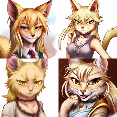 Furry anime girl SmolBoo - Illustrations ART street