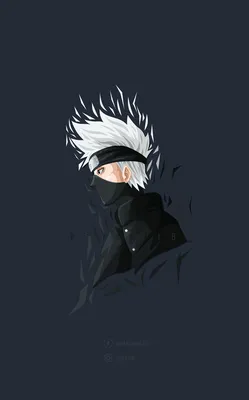 Kakashi Hatake\" from the anime series \"Naruto Shippuden\". | Behance