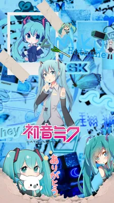 Hatsune Miku wallpaper | Милые рисунки, Стикер-арт, Хацунэ мику