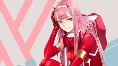 5 Zero Two из аниме \"Милый во …» — создано в Шедевруме