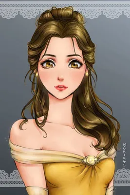 Диснеевские принцессы в стиле аниме | Disney princess anime, Deviantart  disney, Disney drawings