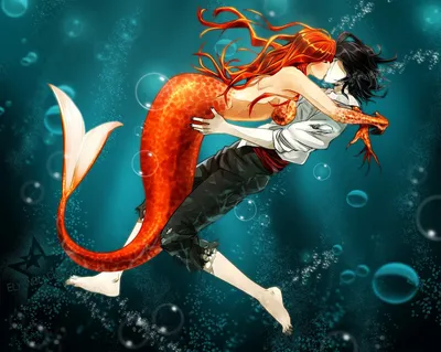 фиолетовый Mermaid мультфильм Mermaid фантазии существо милый аниме PNG ,  русалка клипарт, мультфильм, Мультфильм аниме PNG картинки и пнг PSD  рисунок для бесплатной загрузки