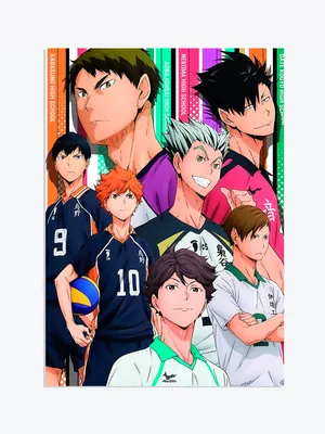 Купить Плакат по аниме\" Волейбол\", размер А3 вариант 12 / poster Haikyu!! с  доставкой по России