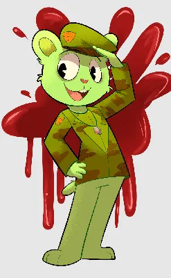 htfrussell happy tree friends russell anime | TikTok