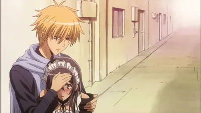 Обои на рабочий стол Мисаки и Усуи из аниме 'Kaichou wa Maid-sama / Президент  студсовета - горничная', обои для рабочего стола, скачать обои, обои  бесплатно