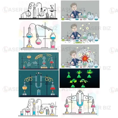Рисунки связанные с химией - 70 фото