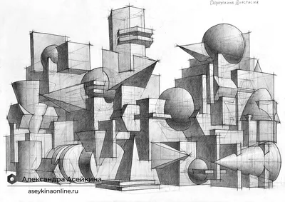 Композиция - Школа рисунка и черчения Александры Асейкиной