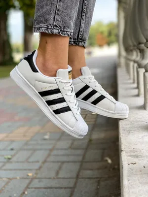 Крутые трендовые женские кроссовки adidas superstar белые — цена 1950 грн в  каталоге Кроссовки ✓ Купить женские вещи по доступной цене на Шафе |  Украина #45387622