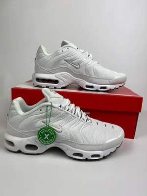 Мужские кроссовки Nike Air Max TN+ (белые) крутые весенние спортивные  кроссы R952 (ID#1820784284), цена: 2402.40 ₴, купить на Prom.ua