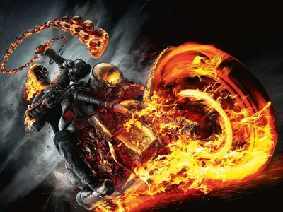 Купить постер (плакат) Ghost Rider для интерьера (артикул 135735)