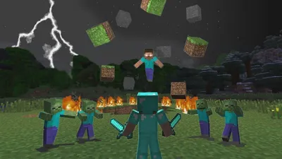 Обои на рабочий стол Minecraft - вторая подборка обоев в стиле майнкрафта »  Файлы для Майнкрафт