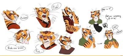 Master Tigress :: кунг-фу панда :: DreamWorks :: Мультфильмы :: anthro /  смешные картинки и другие приколы: комиксы, гиф анимация, видео, лучший  интеллектуальный юмор.